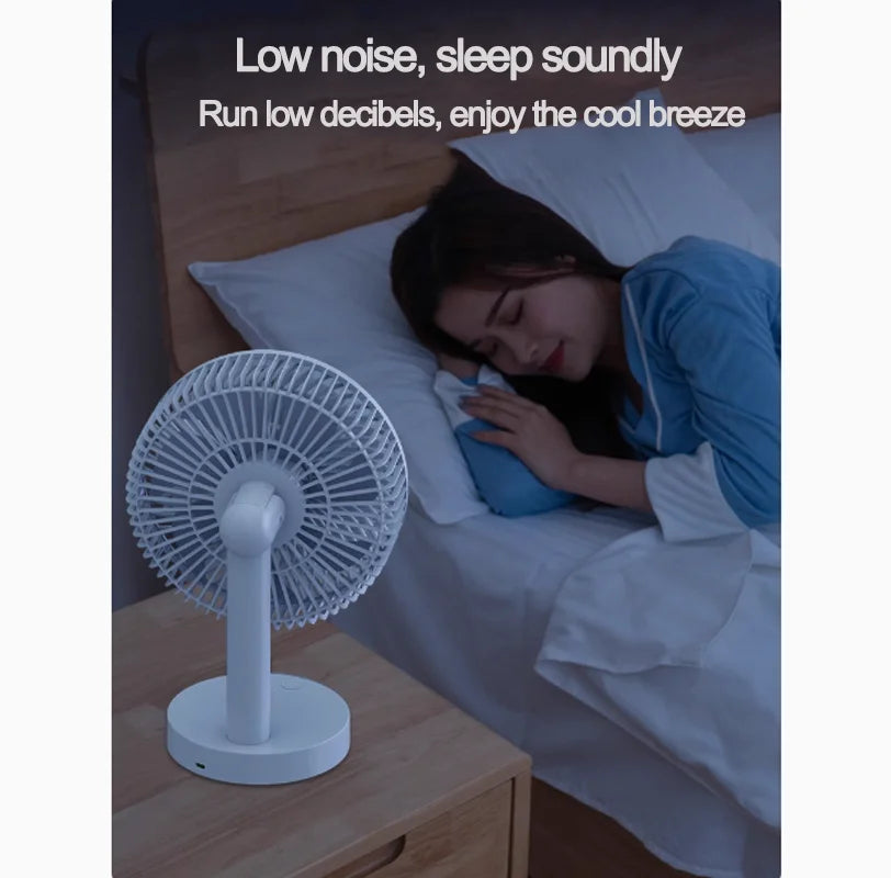 Desktop USB silent fan portable student dormitory fan plug-in home office desktop mini small fan high wind power