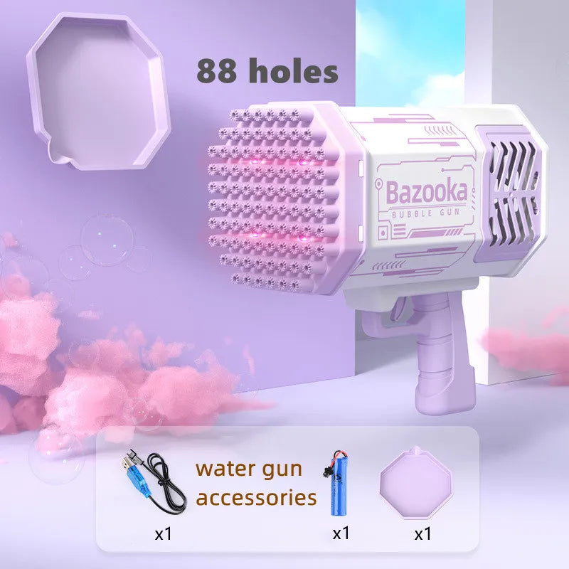 Bubble Bazooka Electric Rocket Bubble Gun Bow And Arrow Adult Automatic Summer Toys Bubble Tea Machine Wedding Party Articles
