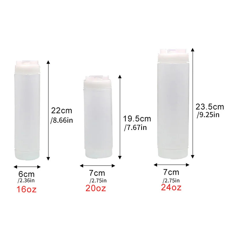 Sauce Dispenser Large Capacity Double Head Squeeze Bottle Kitchen Olive Oil Bottle Dispenser Storage Bottle Kitchen Utensils