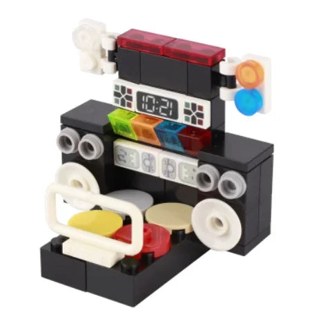 Building Blocks Printed Bricks Seafood Vegetables Ice Cream Express Package Computer Controller Christmas Halloween Gifts MOC