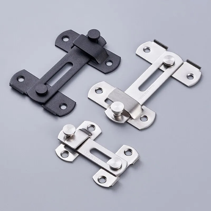 Sliding Barn Door Latch Sliding Right Angle Door Latch Door Bolt Wine Cooler Closet Window Door Latch Plug Baby Safety Latch