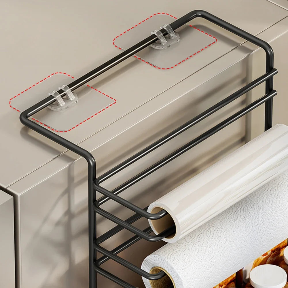 Kitchen Refrigerator Side Shelf Space Saving Spice Storage Rack Kitchen Fridge Shelf Rack Refrigerator Kitchen Organizer Shelf