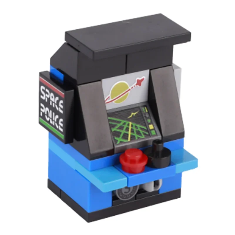 Building Blocks Printed Bricks Seafood Vegetables Ice Cream Express Package Computer Controller Christmas Halloween Gifts MOC