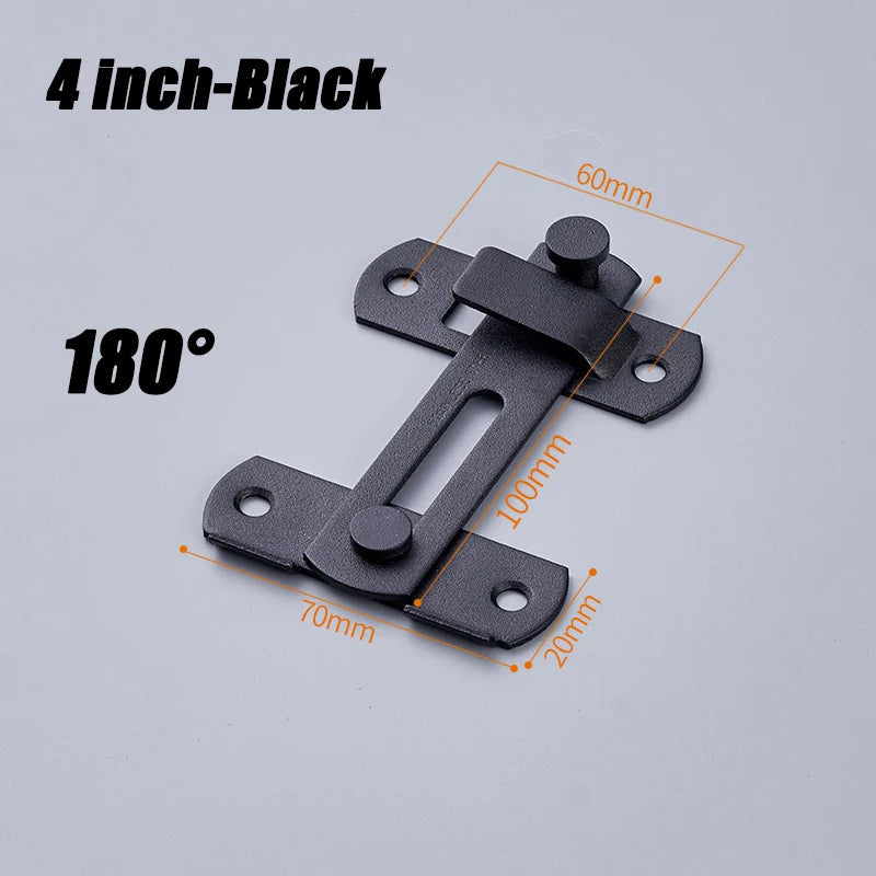 Sliding Barn Door Latch Sliding Right Angle Door Latch Door Bolt Wine Cooler Closet Window Door Latch Plug Baby Safety Latch