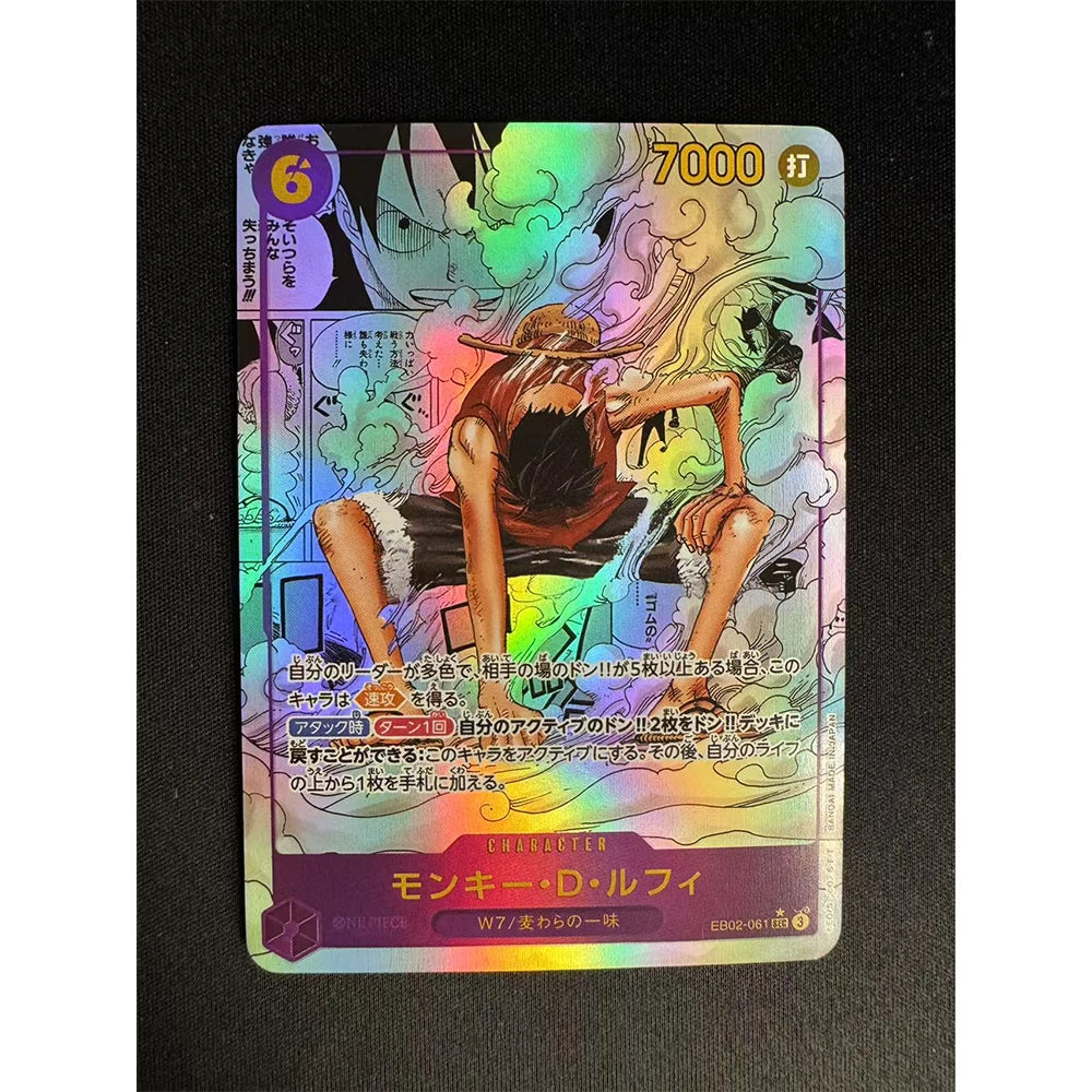 Anime card OPCG Roronoa Zoro Nefertari D Vivi BROOK DIY Homemade texture Bronzing toys Collection card Christmas birthday gift