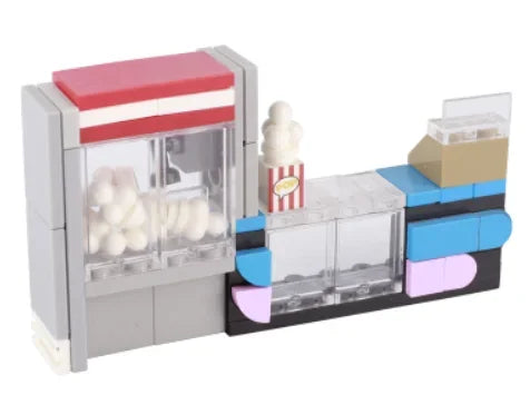 Building Blocks Printed Bricks Seafood Vegetables Ice Cream Express Package Computer Controller Christmas Halloween Gifts MOC