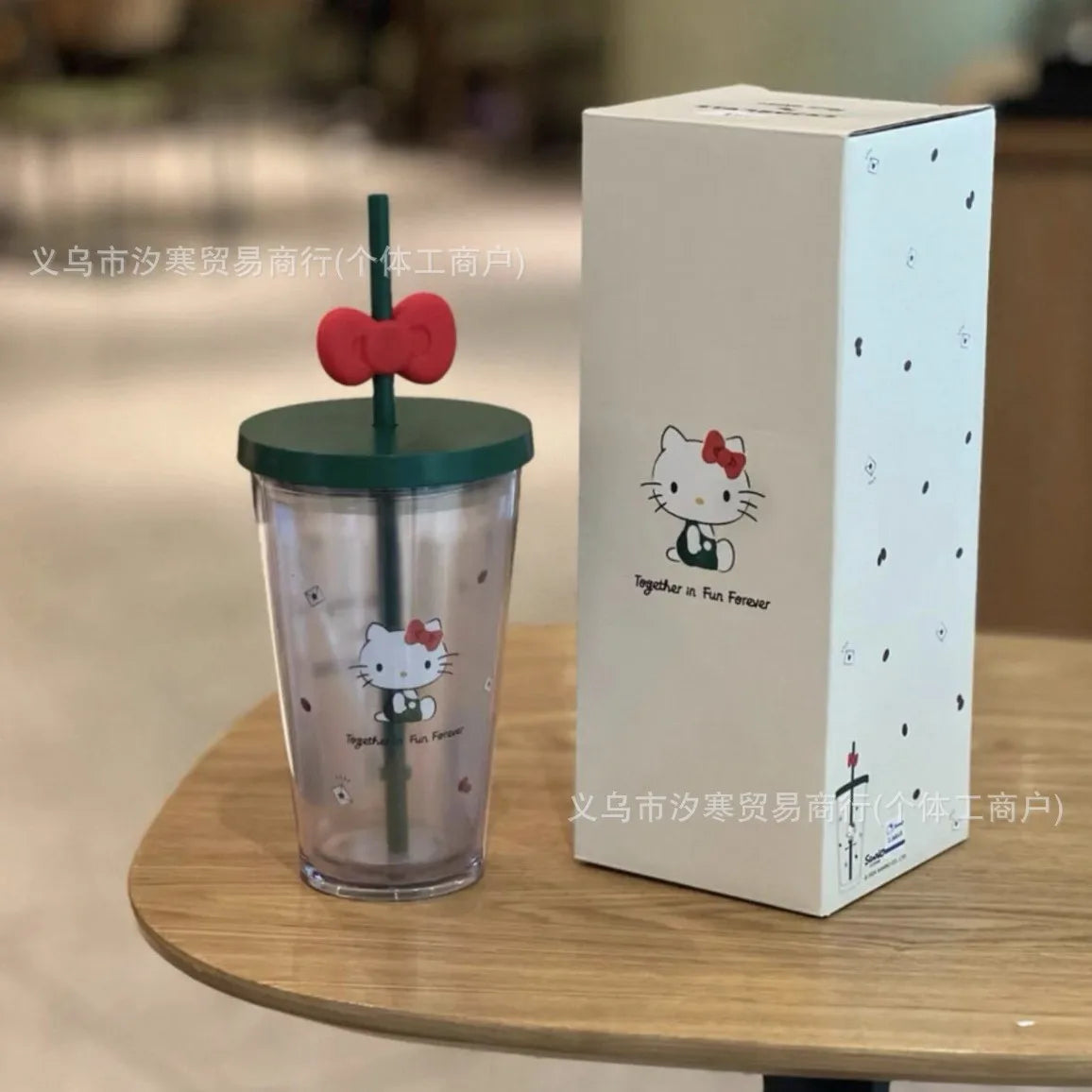 New Hello Kitty Joint Stainless Steel Mug Cute Girl Portable Student Kitty Min Mug Outdoor Portable Sports Cup Gift Replica Cup