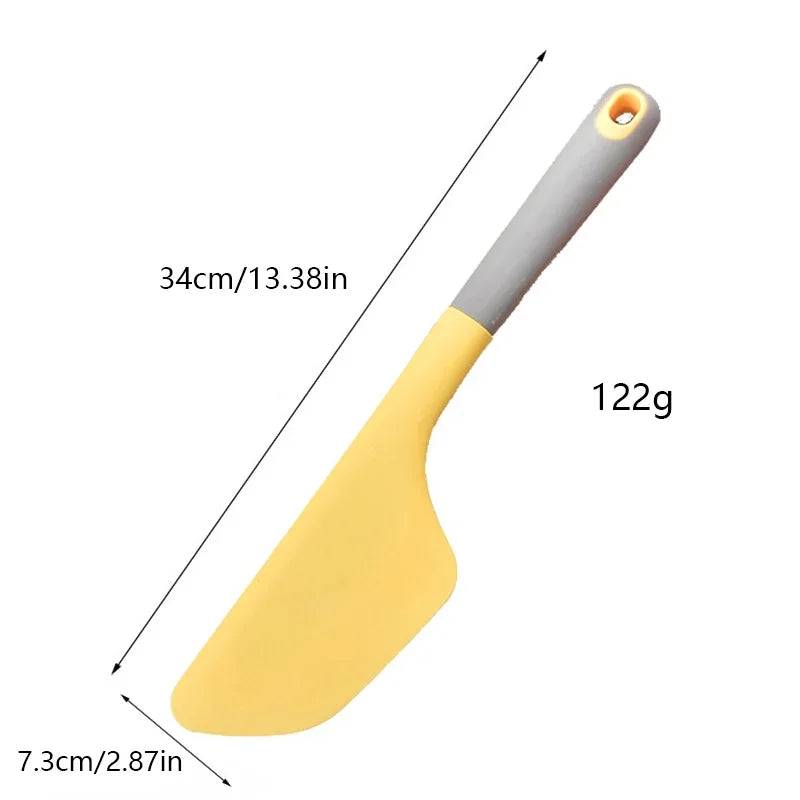34cm Large Silicone Baking Spatula Non-Stick Cream Butter Spatula Heat Resistant Cookie Chocolate Pastry Scraper Kitchen Tools