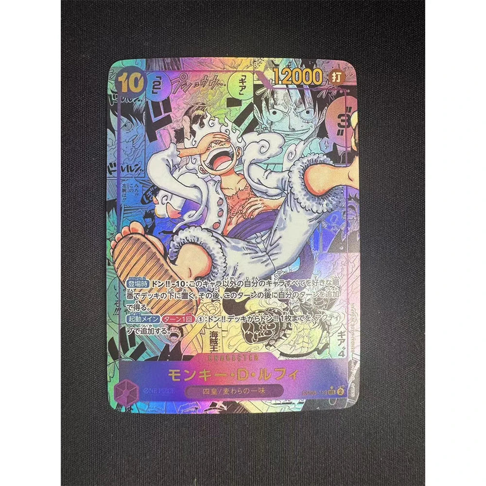 Anime card OPCG Roronoa Zoro Nefertari D Vivi BROOK DIY Homemade texture Bronzing toys Collection card Christmas birthday gift