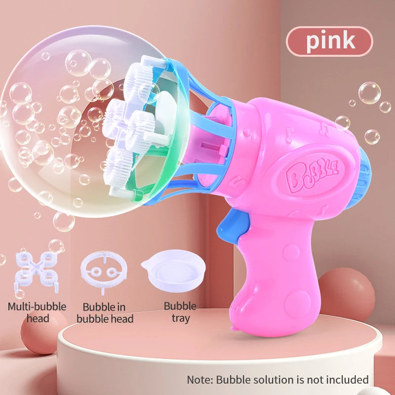 Bubble gun Creative Bubble In Bubble Toys Soap bubbles Machine Blower Maker Summer Outdoor party Games toys for kids boys girls