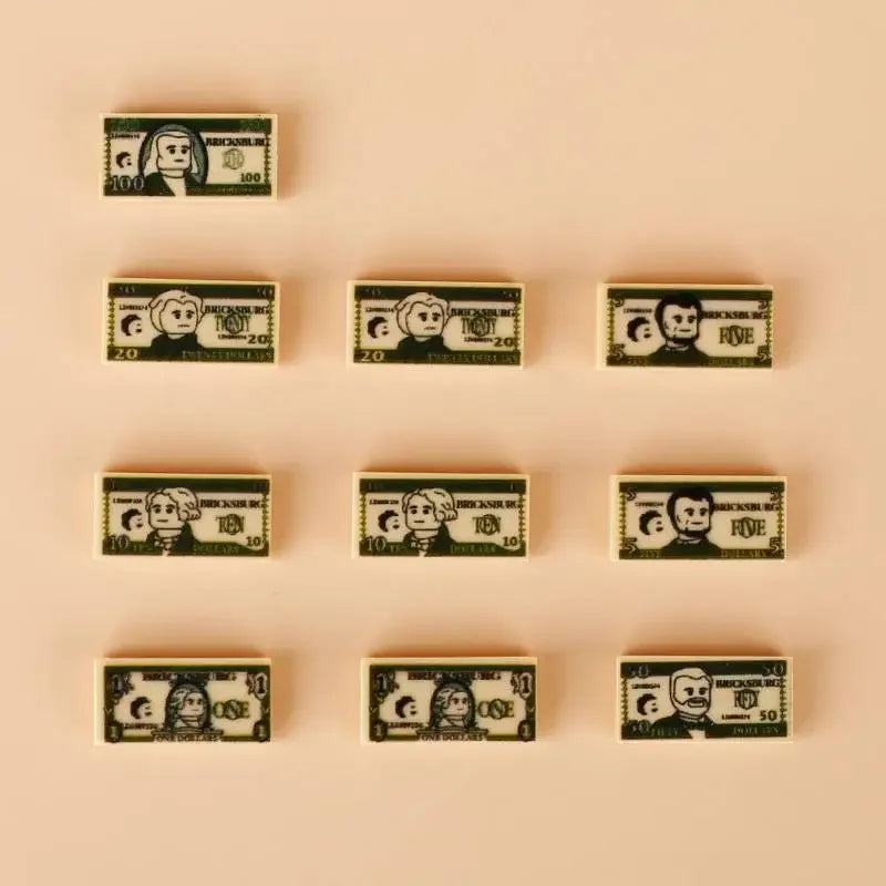 Building Blocks Printed Bricks Seafood Vegetables Ice Cream Express Package Computer Controller Christmas Halloween Gifts MOC