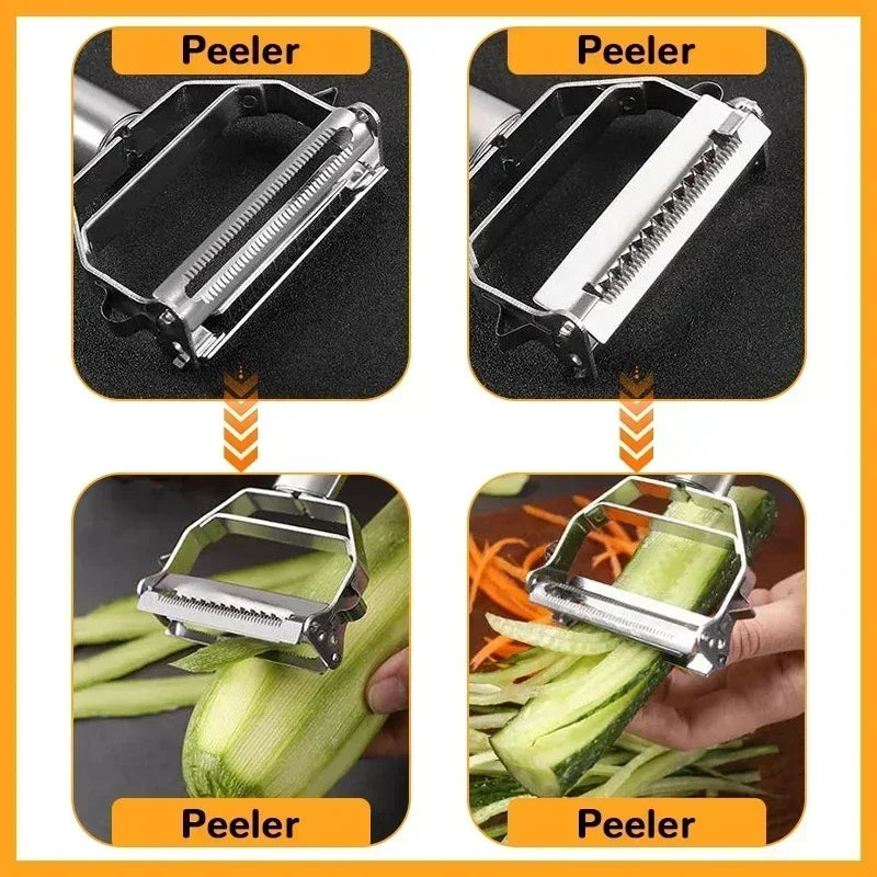 Multifunctional fruit and vegetable peeler 304 stainless steel kitchen tools grater melon grater peeler potato carrot shredder
