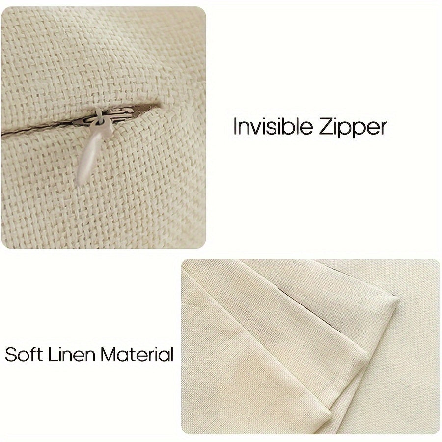 4pcs Merry & Bright Christmas Let It Snow Snowflake Buffalo Plaid Throw Pillow Covers, Red Xmas Trees Winter Holiday Cushion Case Decoration for Sofa Couch