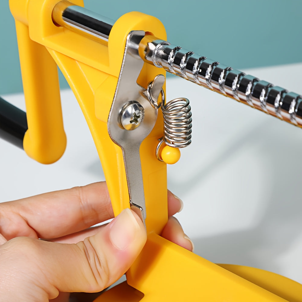 3-in-1 Fruit, Potato Peeler and Slicer, Multi-Function Manual Peeler, Suitable for Apples, Potatoes, and Bananas, Kitchen Gadget, Potato Fries Roller, Manual Peeler and Core Remover, Slicer, Multi-functional Potato Peeler, Ho