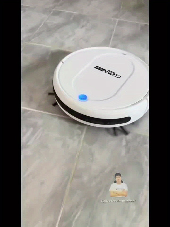 [Multi-Purpose Robot Vacuum] 3-in-1 Robot Vacuum Cleaner | Tangle-Free Suction, Automatic Self-Charging, Multi-Purpose for Floor Cleaning, Pet Hair, Paper & Garbage - Fast Charging, Powerful Cleaning, USB Powered, Vacuum Clea