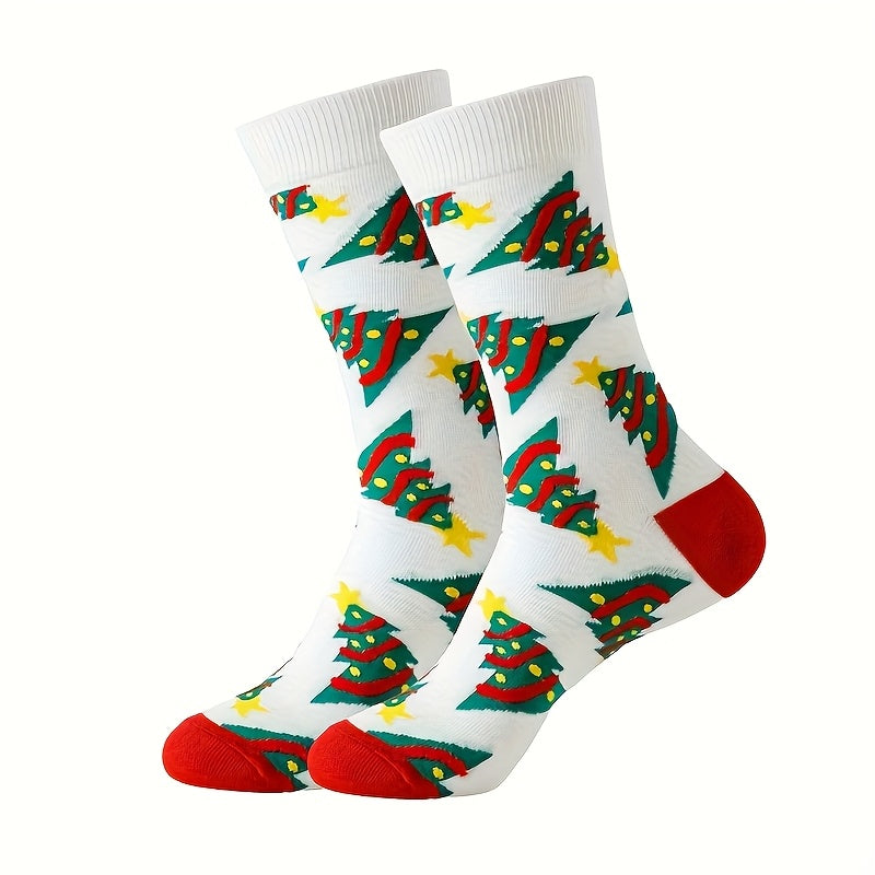 30 Pairs Of Christmas And Winter Socks Wholesale Set, Warm And Cold Resistant, Unisex, Santa Claus, Reindeer, Snowflakes, Happy New Year, Comfortable And Soft, Best for Christmas Gifts