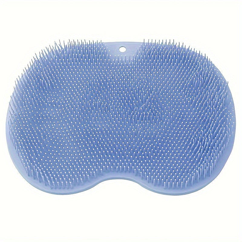 [Silicone Massage Pad] 2pcs Silicone Massage Pad - Bathtub and Shower, Foot and Back Washer, Wall Mounted Exfoliating Brush with Slip Suction Cup, Bathroom Cleaning Tools