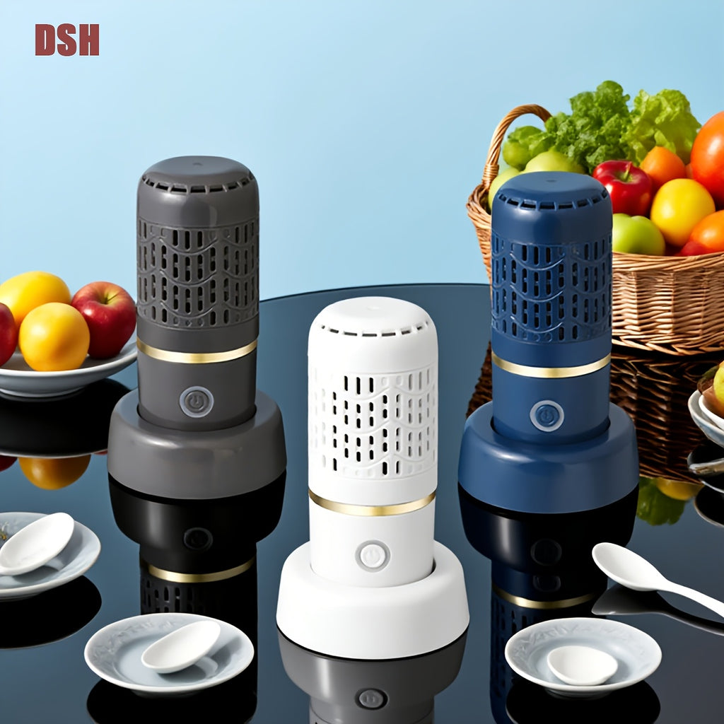 USB Rechargeable Fruit and Vegetable Cleaner - Portable Cleaning Machine for Fruits, Vegetables, Seafood, Meat, and Utensils - Ideal for Travel, Picnics, and Home Use - Essential Picnic Accessory