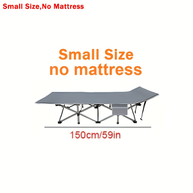 59/75 Inch Optional;bed/mattress Optional; 75-inch Folding Bed, Camping Bed, Portable Folding Guest Bed, 700 Lbs Weight Limit, Adult Outdoor Travel Bed, Suitable For Patios And Camping - Elegant Outdoor Furniture, For Outdoor