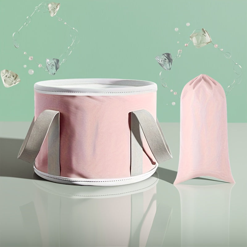 Collapsible Foot Soak Bath Tub - Portable Spa Basin with Reinforced Handles, No Electricity Needed, Lightweight & Sturdy Design for Home, Travel, Salon, Spa - Easy to Store, Unscented Foot/Hand soak Bath