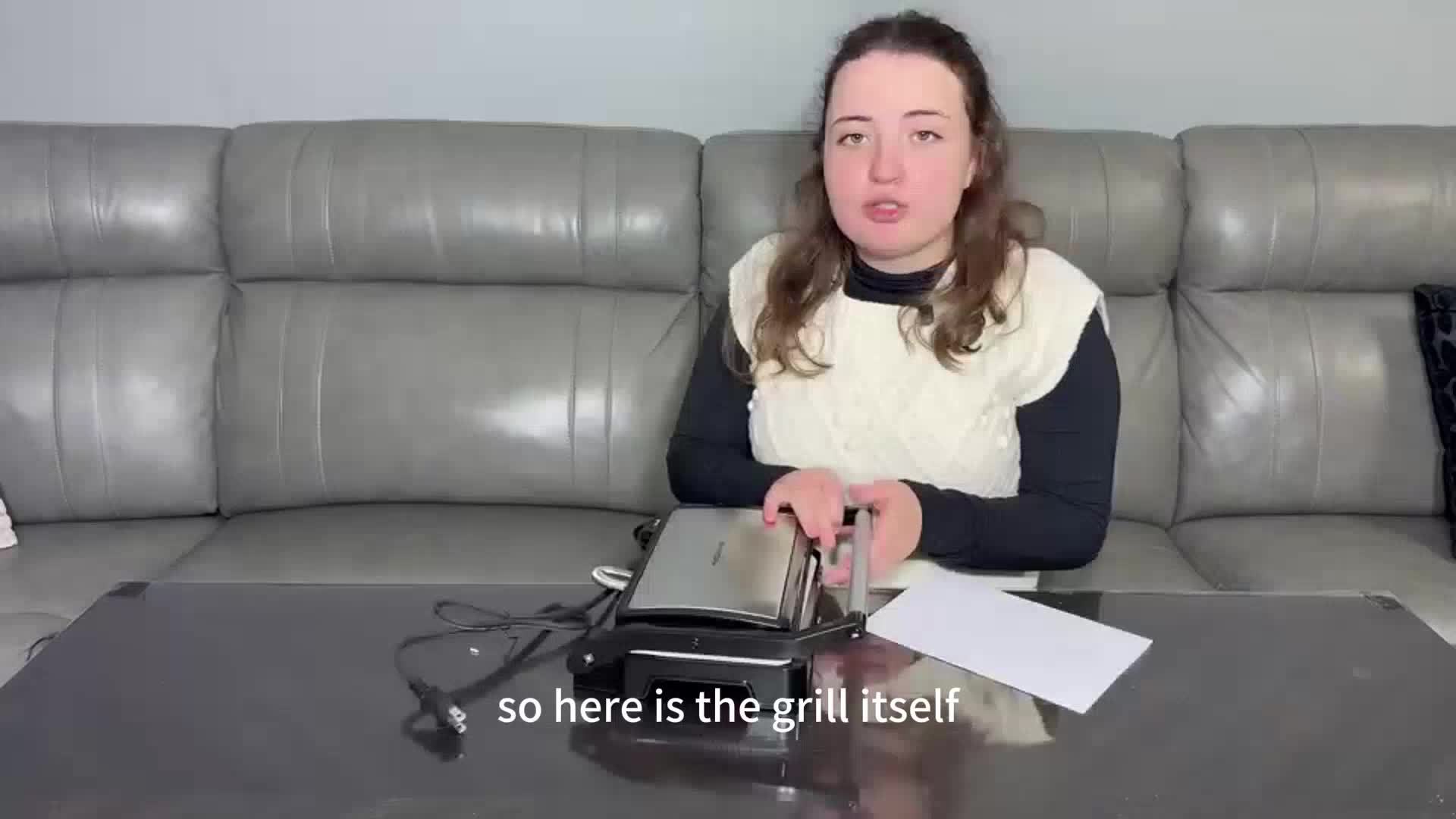 1600W Electric Panini Press Grill, 4-Slice Sandwich Maker Suitable for Indoor, Outdoor, Or Camping Use, Featuring Adjustable Temperature And Timer, Non-Stick Plates, And a Removable Drip Tray - Perfect for Bbqs And Pizzas