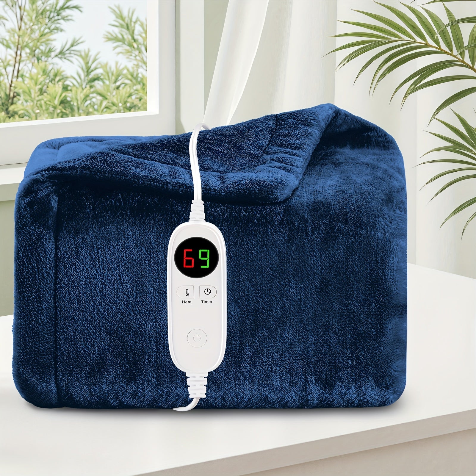 Heated Electric Blanket With All Size - Cozy Warm Double-sided Flannel Heated Blanket With 9 Heating Levels & 2/4/6/10 Hours Auto Off - Winter Comfort Heating Blanket, Gift Blanket, Machine Washable