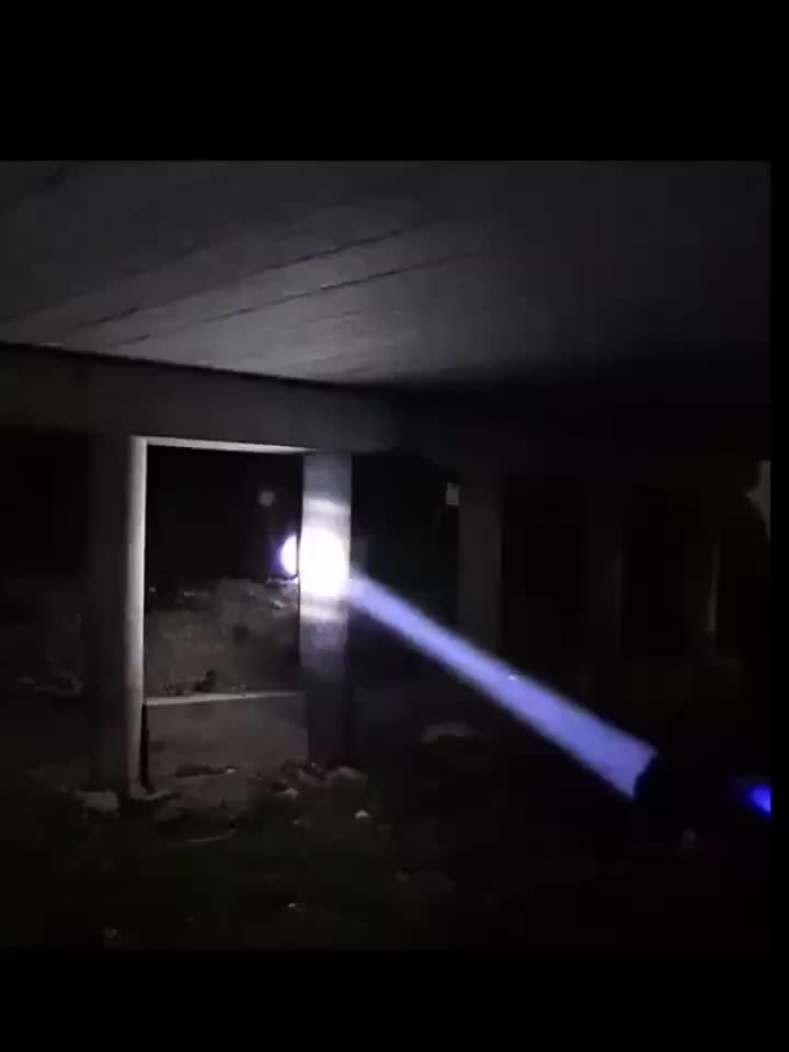 4pcs Rechargeable High-Power LED Flashlights with Zoomable Spotlight, USB Cable, Super Bright, Long Range, Tactical Work Light for Camping, Hunting, Hiking, Emergency